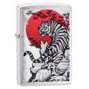 ��������� Zippo Asian Tiger � ��������� Brushed Chrome, ������/�����, �����������, 38x13x57 ��